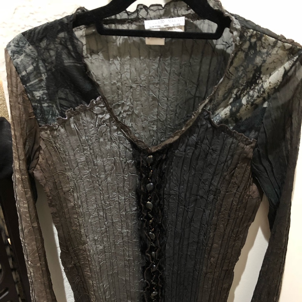 NWOT Dress up long sleeve top🌺lg